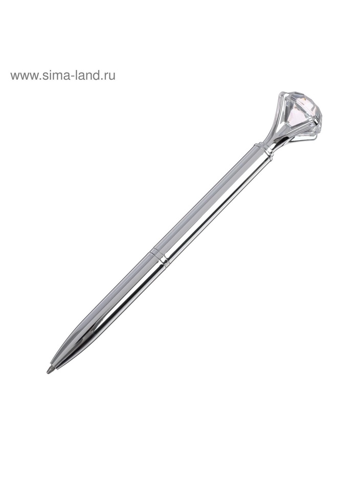Ручка-прикол «Кристалл со стразами», чёрный стержень, гелевая, МИКС