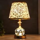 Лампа настольная с подсветкой LED  58081/1 E27 40Вт золото 20,5х20,5х35,5см RISALUX - Фото 3