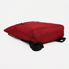 Рюкзак - сумка RISE, текстиль, цвет бордовый - Фото 3