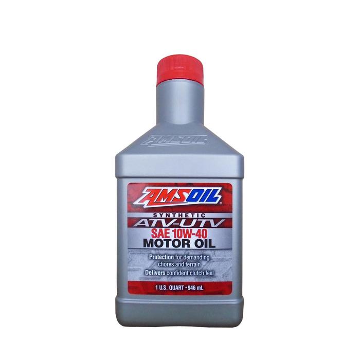 Моторное масло AMSOIL Synthetic ATV/UTV Motor Oil SAE 10W-40, 0,946л - Фото 1