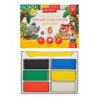 Пластилин GLOBUS «Детский», 6 цветов, 90 г, мягкий - Фото 1