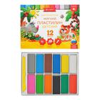 Пластилин GLOBUS «Детский», 12 цветов, 180 г, мягкий - Фото 1