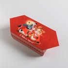 Сборная коробка‒конфета «Новогодняя», 9,3 × 14,6 × 5,3 см - Фото 1