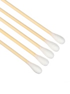 Ватные палочки для детей Крошка Я, коробка 200 шт., наконечник - классика, хлопок/бамбук - Фото 5