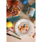 Набор детской посуды Доляна «Мишутка», 3 предмета: кружка 200 мл, миска 450 мл, тарелка d=20 см, стекло, прозрачный, голубой - Фото 6