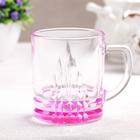 Кружка стеклянная «Джем», 280 мл, цвет розовый - Фото 1