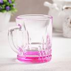 Кружка стеклянная «Джем», 280 мл, цвет розовый - Фото 2