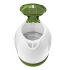 Чайник электрический ENERGY E-293, пластик, 1.7 л, 2200 Вт, бело-зеленый - фото 7254406