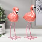 Сувенир керамика "Фламинго" МИКС 18х9х5,5 см - фото 24408793