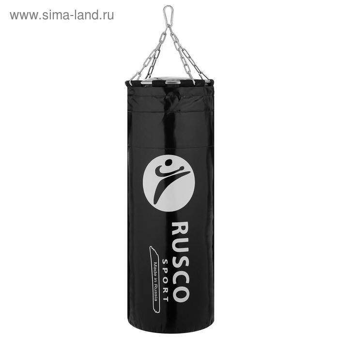 Боксёрский мешок BOXER, вес 25 кг, на ленте ременной, цвет чёрный - Фото 1