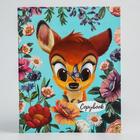 Тетрадь в клетку 48 листов, картонная обложка «Бэмби, Disney» - Фото 4