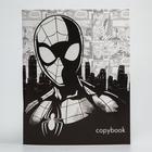Тетрадь 48 листов в клетку, картонная обложка «Супергерой», «Человек-паук» - фото 6312704