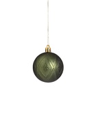 Ёлочные игрушки «Загадка», шары новогодние, d=6 см, набор 16 шт., зелёный/золотистый 4942012