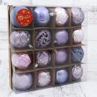 Ёлочные игрушки «Кэра», шары новогодние, d=6 см, набор 16 шт., сиреневый - Фото 2