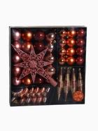 Ёлочные игрушки «Глория», со звездой, набор 43 шт. (32 шара, 4 сосульки, 6 звёзд) 4942048 Ёлочные игрушки «Глория», со звездой, набор 43 шт. (32 шара, 4 сосульки, 6 звёзд) 4942048