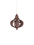 Ёлочные игрушки «Андромеда», новогодние, набор 22 шт. (4 сосульки, 18 шаров), кофейный МИКС - Фото 4