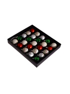 Ёлочные игрушки «Нембус», шары новогодние, набор 25 шт., d=4 см, белый/красный/зелёный - Фото 8