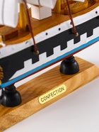 Сувенирная модель корабля «Аркхем», четырехмачтовый с белыми парусами, 24×5×23 см - фото 117195605 Сувенирная модель корабля «Аркхем», четырехмачтовый с белыми парусами, 24×5×23 см - фото 117195605