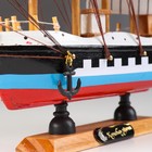 Корабль "Аркхем" четырехмачтовый с белыми парусами, 24*5*23см - Фото 6