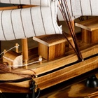 Сувенирная модель корабля «Кариста», трёхмачтовый с белыми парусами, 40×5.5×33 см - Фото 6