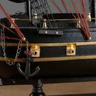 Корабль пиратский "Веселый Роджер" борт с желтой полосой, 40*8,5*36см - фото 7522364