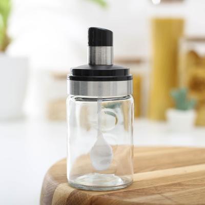 Ёмкость для специй «Глейд», с ложечкой, стекло