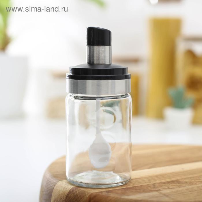 Ёмкость для специй «Глейд», с ложечкой, стекло