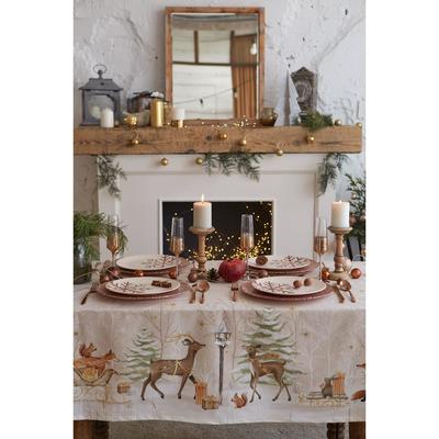 Скатерть новогодняя «Этель» Christmas forest, 150×110 ±3 см с ГМВО, 100% хлопок, 190 г/м²