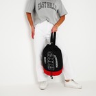 Рюкзак школьный молодёжный торба, отдел на стяжке шнурком, цвет чёрный/красный - фото 8023427