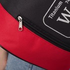 Рюкзак-торба молодёжный, отдел на стяжке шнурком, цвет чёрный/красный - Фото 4