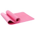 Коврик для йоги Sangh, 183х61х0,7 см, цвет розовый - фото 8499302