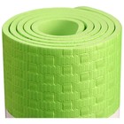 Коврик для йоги Sangh, 183х61х0,7 см, цвет зелёный - Фото 8