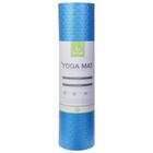 Коврик для йоги Sangh, 183х61х0,7 см, цвет синий - Фото 15