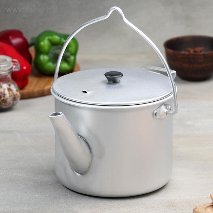 Чайник-котелок, 2.5 л, алюминий - Фото 1