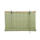 Бамбуковая рулонная штора, 120х160 см, цвет мятный - фото 294945502