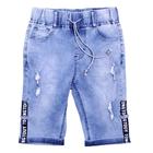 Бриджи джинсовые для мальчиков, рост 98 см - фото 108436557