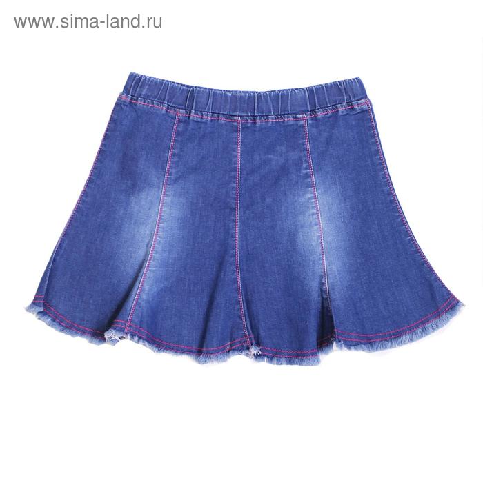 Юбка джинсовая для девочек, рост 98 см - Фото 1