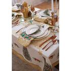 Скатерть новогодняя «Этель» Golden Christmas, 150×110±3 см с ГМВО, 100% хлопок, 190 г/м² - Фото 5