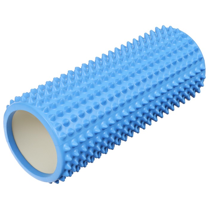 Ролик массажный Sangh, 33×12 см, цвет светло-голубой - Фото 1