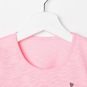 

Футболка для девочки, цвет розовый, рост 110 см