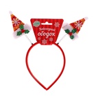 Ободок новогодний карнавальный «Колпачки», цвета МИКС - Фото 3