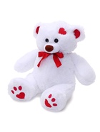 Мягкая игрушка «Медведь Кельвин с бантом», цвет белый, 38 (75) см, МИКС - Фото 4