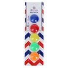 Магниты для досок 30 мм, 5 штук, Attomex 5 цветов, в картонном блистере, МИКС х 4 цвета, картонная коробка - фото 318352060