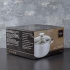 УЦЕНКА Кастрюля Magistro Tefida, 4.6 л, крышка-дуршлаг, носик для слива, капсульное дно, силиконовые ручки 5202554