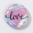 Резинка для волос и значок «Бархат», зая - Фото 3