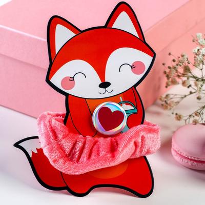 Резинка для волос и значок «Бархат»