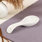 Подставка под ложку, белая, керамика, 24 см - Фото 4