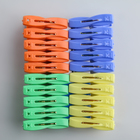 Прищепки бельевые «Косичка», 5,5 см, 20 шт - Фото 4