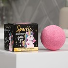 Бомбочки для ванны в коробке Sparkle Unicorn, 130 г, с ароматом дыни - Фото 1