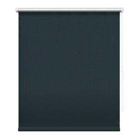 Рулонная штора блэкаут «Сильвер», 40 х 175 см, цвет тёмно-синий